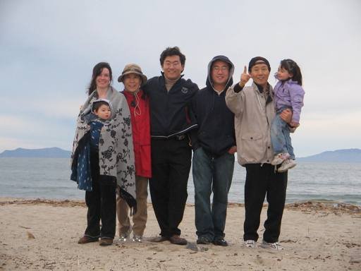 Henry Cho enjoying time with family
